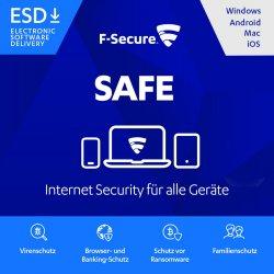 Produktbild F-Secure Internet Security für alle Geräte (ehem. SAFE) 1 Jahr/3 Geräte Download (3 User, 3 Geräte/User, 12 Monate)