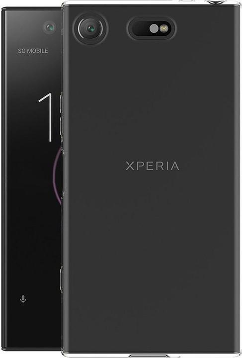 Actual product image König Design Sony Xperia XZ1 Compact Sleeve Transparent Silicone Case Clear Mobile Phone Cover (Sony Xperia XZ1 Compact)
