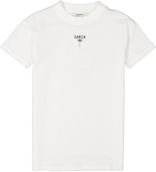 Actual product image Garcia White T Shirt with print on the back (140)