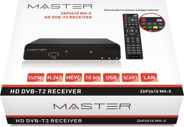 Actual product image Master ZAP2610MH-X (DVB-T2)