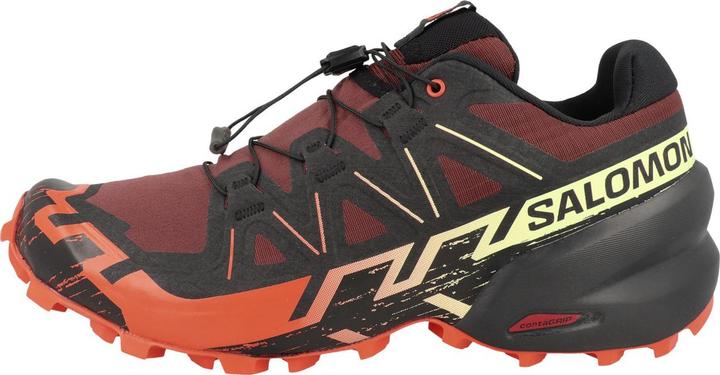 Salomon Speedcross 6 Laufschuhe Rum Raisin / Cherry Tomato / Cognac Herren (44 2/3)