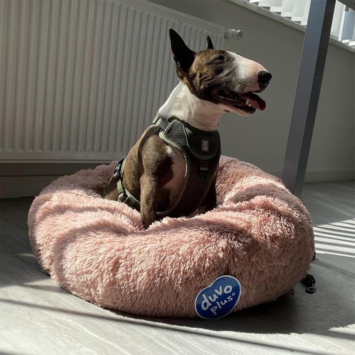 Image du produit Duvoplus Corbeille donut en fourrure, Ã˜80x35cm, rose (Chat, Chien)