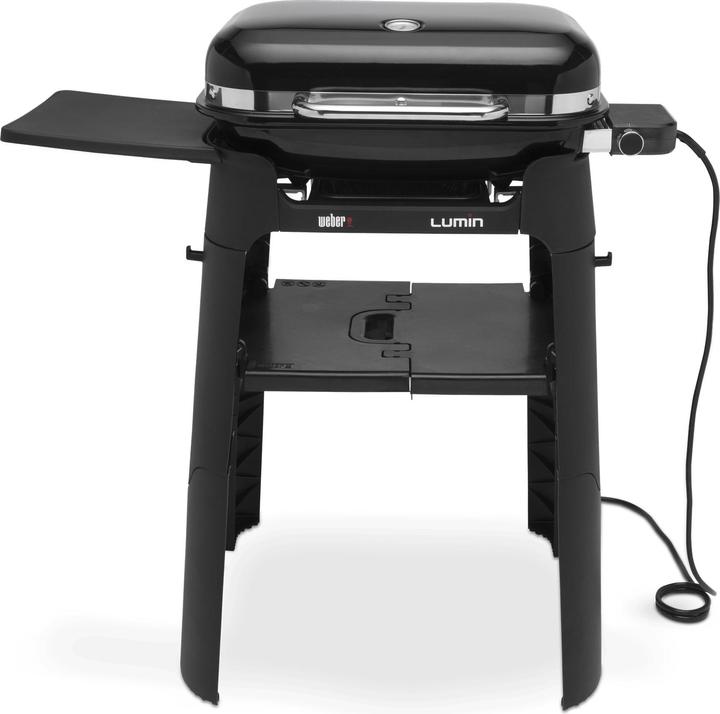 Weber lumin zwart met onderstel elektrisch bbq (2.20 kW)