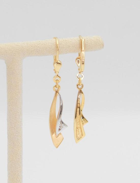 Produktbild Muau Diamant Ohrhänger Bicolor 750/18K