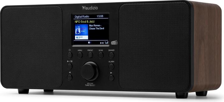 Produktbild Audizio DAB+ Radio Genua Braun, Radio Tuner: FM, DAB+ (FM, DAB+, Bluetooth)