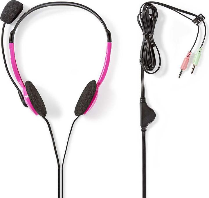 Image du produit Nedis Casque pour PC Bandeau 2 fiches 3,5 mm (Filaire)