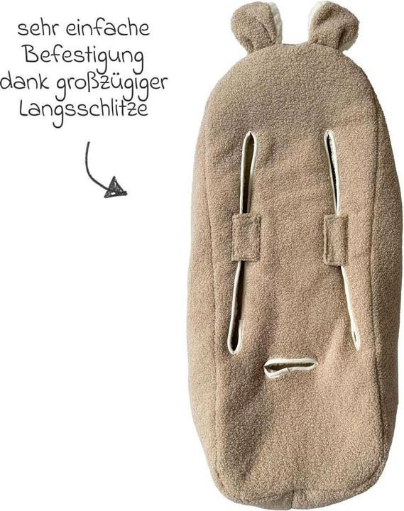 Actual product image Kaiser Fusssäcke für Babyschalen & Babywannen Schurwolle-Fusssack Hukky für Babyschalen