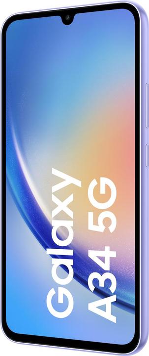 Produktbild Samsung Galaxy A34 5G (128 GB, Awesome Violet, 6.60", Dual SIM, 48 Mpx, 5G)