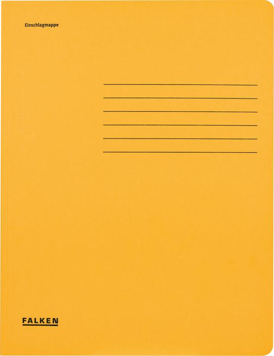 Actual product image Falken Folder, DIN A4, flaps, manila cardboard (A4, 1 x)