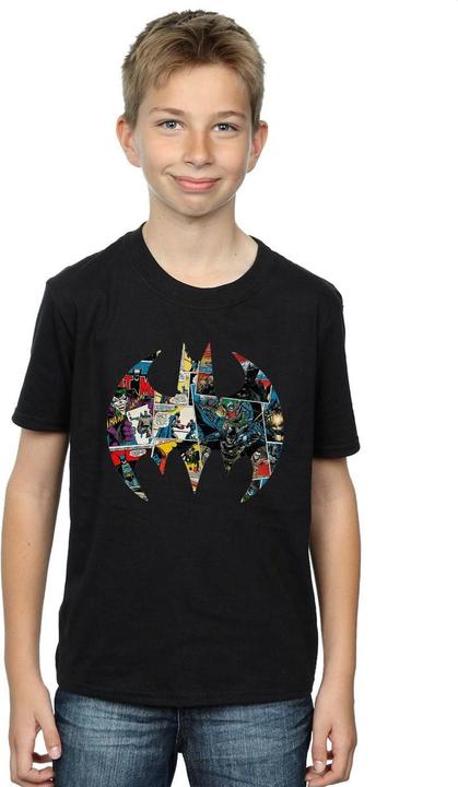 Immagine prodotto Batman Comic Book Logo Maglietta Ragazzi (140, 146)