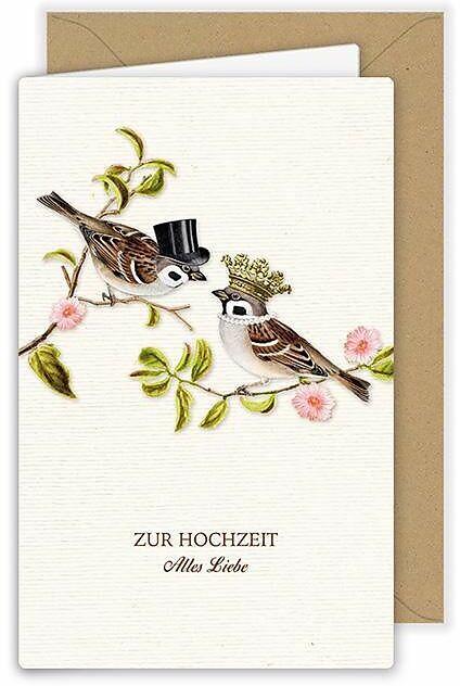 Produktbild Edition Tausendschön Doppelkarte. Zur Hochzeit Alles Liebe