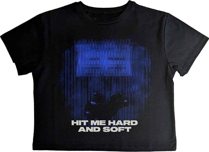 Billie Eilish HMHAS Blue Lines Crop Top (Girlie)