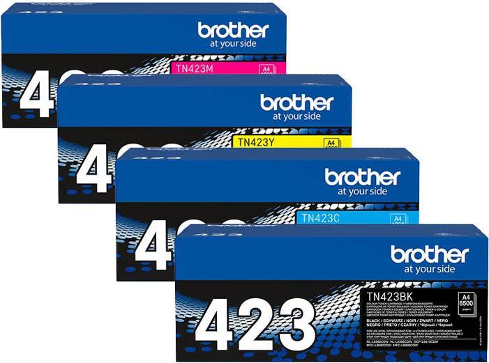 Actual product image Brother TN-423 Set (M, FC, Y, C)