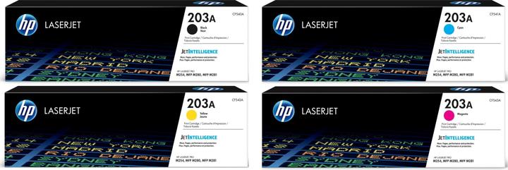 HP 203A (M, Y, C, BK)