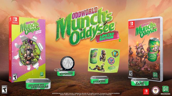Actual product image Microids Oddworld: Munch's Oddysee - Limited Edition (Switch, Switch Lite, Switch OLED, Multilingual)