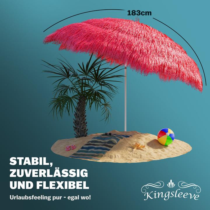 Immagine prodotto Kingsleeve Ombrellone da mare (1.60 m)