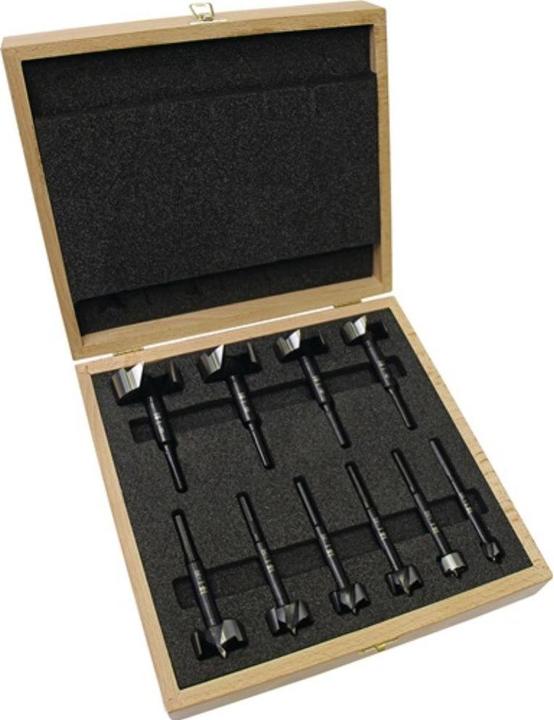 Produktbild Fisch Tools Forstnerbohrersatz BLACK SHARK PRO (15, 20, 25, 26, 30, 35, 40, 45, 50, 55 mm)