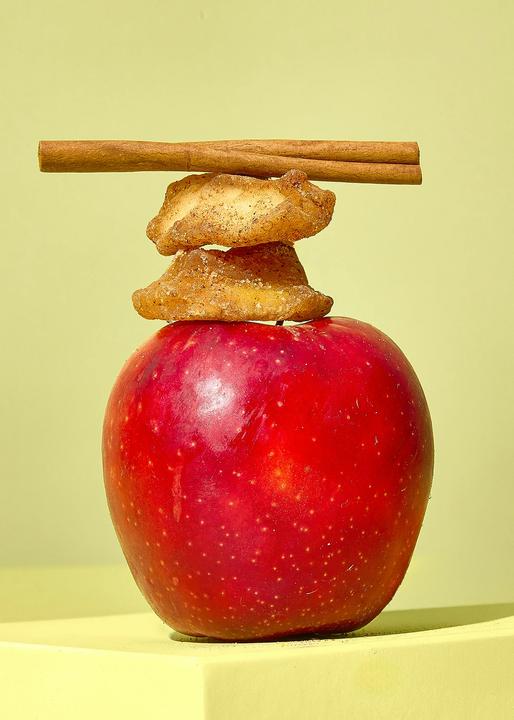 Actual product image KoRo Sulphurised apple pieces with sugar and cinnamon (200 g)