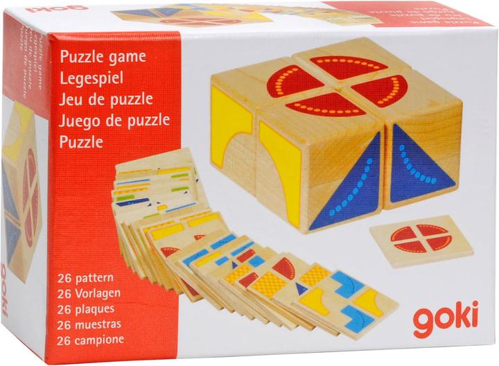 Immagine prodotto Goki Cubo di gioco con motivo in legno (Tedesco)