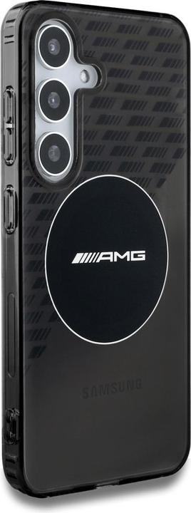 Image du produit Mercedes AMG Transparent Rhombs MagSafe Case for Samsung Galaxy S25 - Black (Samsung Galaxy S25)