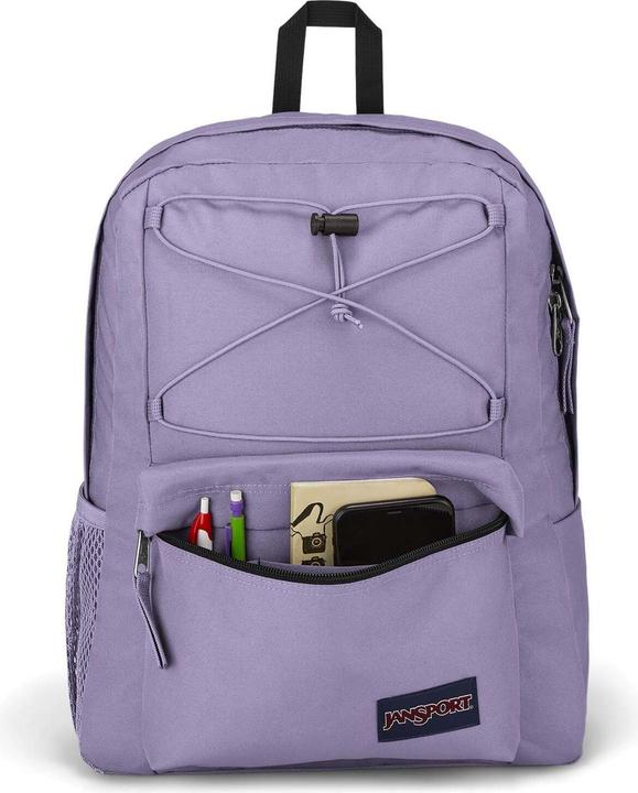 Actual product image JanSport flex pack pastel lilac backpack