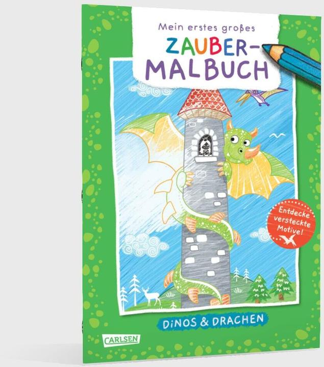 Image du produit Mon premier grand livre de coloriage magique : Dinos & Dragons