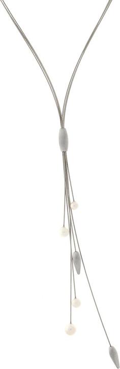 Xen Atelier Y-Collier mit 4 Süsswasserzuchtperlen 42 cm (Edelstahl, 42 cm)