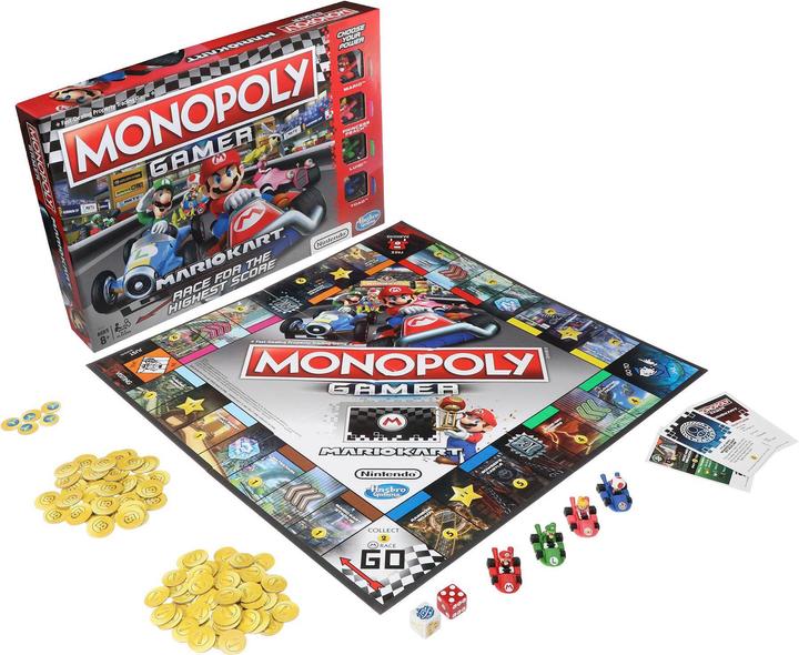 Image du produit Hasbro Mario Kart, joueur de Monopoly (Allemand)