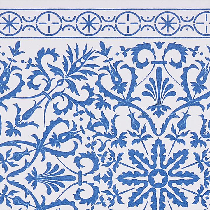 Image du produit Beliani Salle de bain 3-pièces céramique bleu / blanc CARORA (8 x 8 x 19 cm)