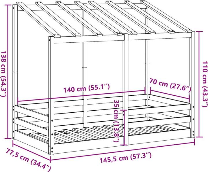 Produktbild VidaXL Gobō (75 x 190 cm)