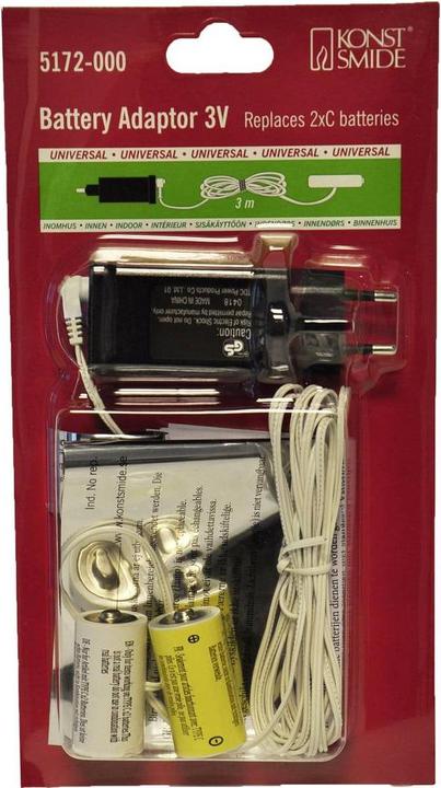 Produktbild Konstsmide Netzadapter für Batterieartikel (3 m)