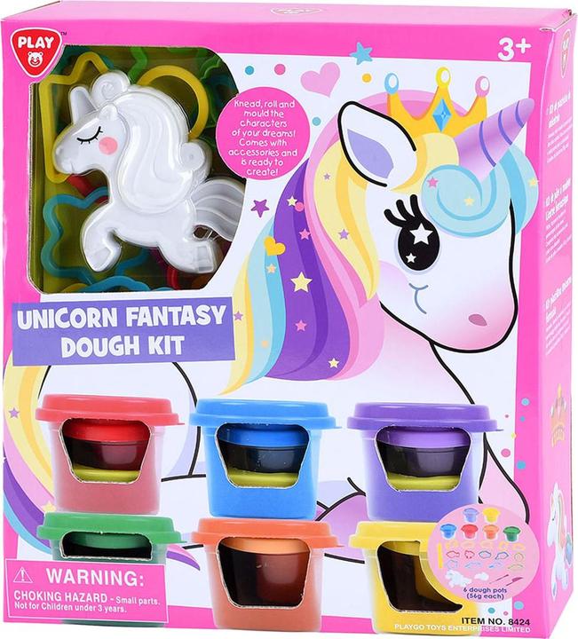 Produktbild Play Einhorn-Ton-Set, 6 Tontöpfe