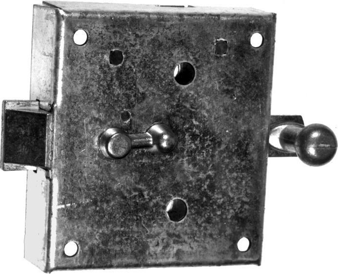 Bever Gate latches with 2 keys, galvanised steel (Door set)