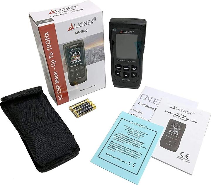 Actual product image Latnex EMF meter