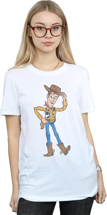 Immagine prodotto Disney Toy Story 4 Sheriff Woody Pose Maglietta Ampia Donna (4XL)