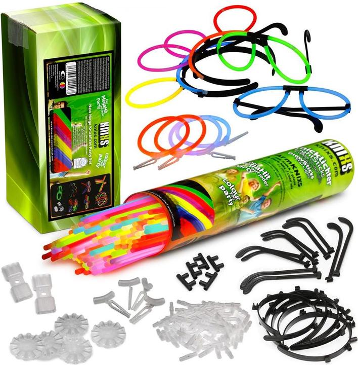 Knixs Glow Stick Mega Party Pack
