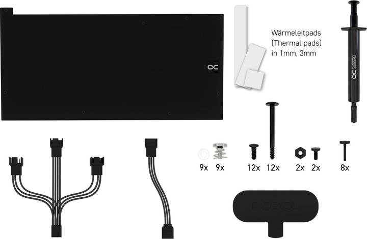 Image du produit Alphacool Eiswolf 2 AIO - 360mm RTX 4090 Suprim avec plaque arrière