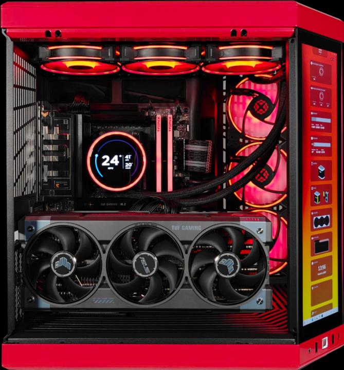 Actual product image Avlano INFERNO High-End PC (AMD Ryzen 9 9900X, 32 GB, 1000 GB, GeForce RTX 5090)