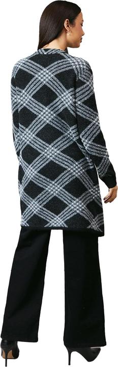 Immagine prodotto Principles Cardigan Linea Lunga A Quadri Da Bordo a Bordo Donna (M)