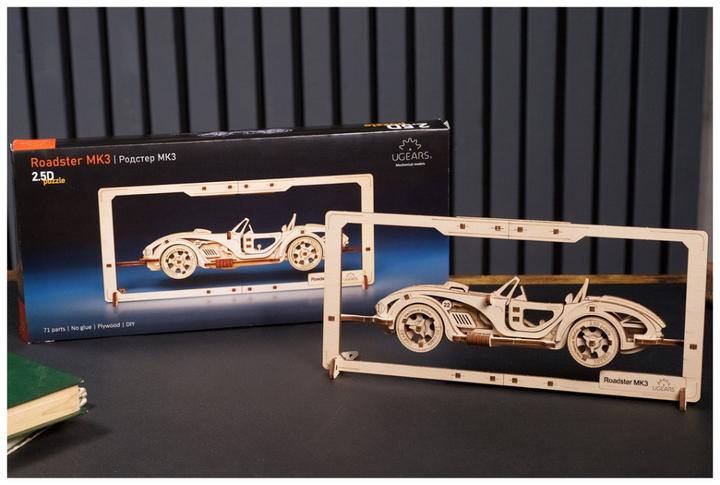 Produktbild Ugears 70195 Roadster MK3 2.5D Puzzle
