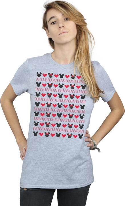 Produktbild Disney Mickey And Minnie Christmas Hearts TShirt (XXL)
