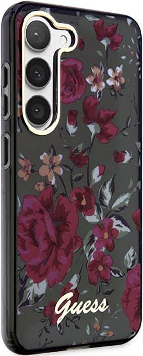 Image du produit Guess GUHCS23SHCFWSA S23 S911 vert/kaki hardcase Collection Flower (Samsung Galaxy S23)