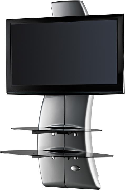 Produktbild Meliconi Ghost Design 2000 Rotation - TV-Wandhalterung - Silbermetallic (63", 30 kg)