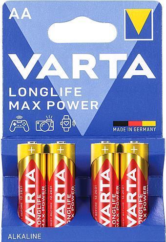 Produktbild Varta LongLife Max Power (4 Stk., AA, 2980 mAh)