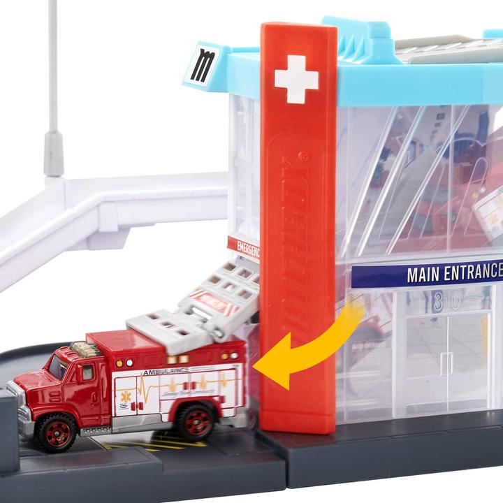 Image du produit Matchbox Playset Hopital - Circuit / Petite Voiture - Dès 3 ans
