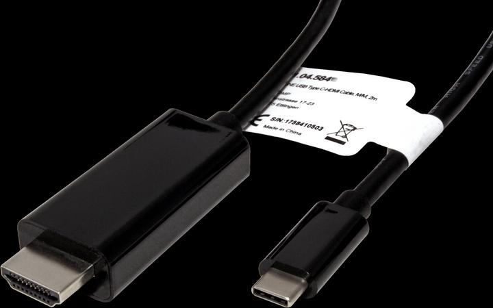 Produktbild Roline USB Typ C — HDMI (Typ A) (3 m, HDMI, USB Typ C)
