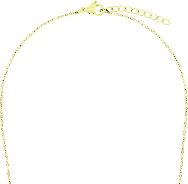 Image du produit Amor Halsschmuck für Damen, Edelstahl, Glasperle | Herz (Acier inoxydable)
