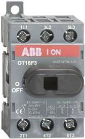 ABB 3P Pole DIN Rail Non Fused Isolator Switch - 1