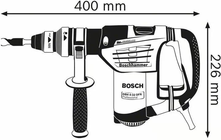 Immagine prodotto Bosch Professional Trapano a percussione rotante con SDS plus GBH 4-32 DFR, valigetta, mandrino a serraggio rapido (Corrente elettrica)