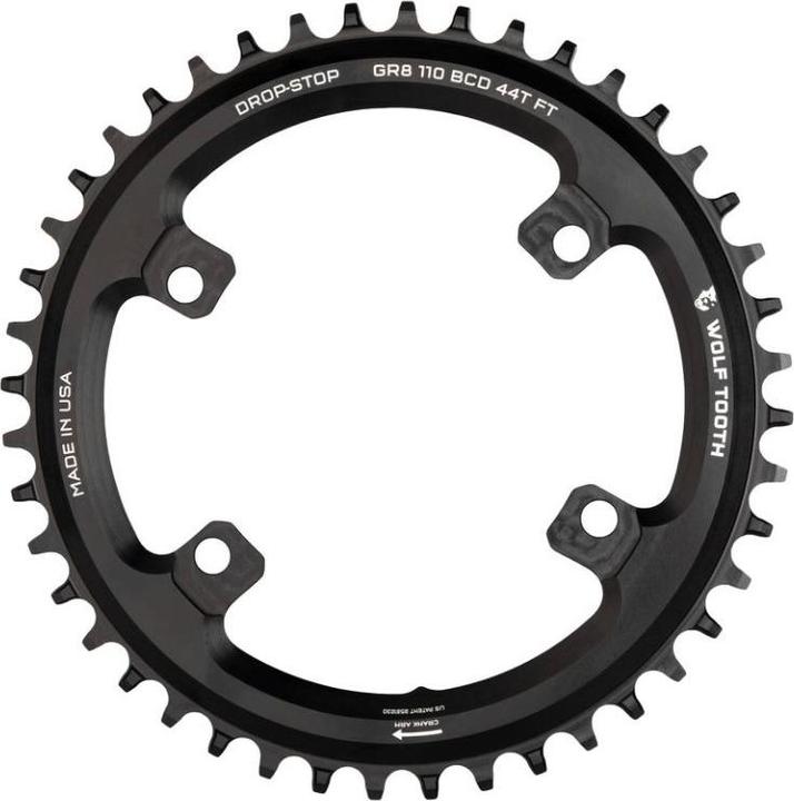 Produktbild Wolf Tooth 110 BCD Asymmetric 4-Arm Kettenblatt Shimano GRX für HG+ 12-fach Kette (42)